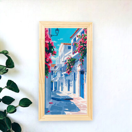 Azulejo decorativo - Dupla de azulejos: Refúgio – Coleção Encantos