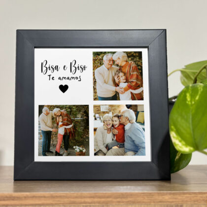 Azulejo Bisa e Biso Te Amamos com Fotos – Presente Personalizado para Bisavós
