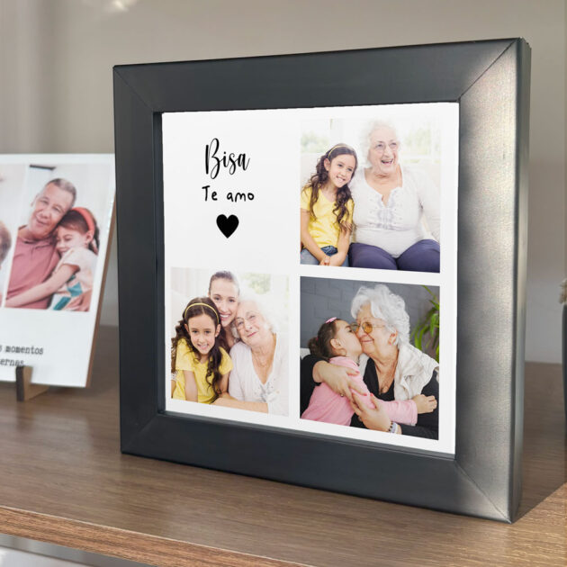 Azulejo Bisa Te Amamos com Fotos – Presente Personalizado para Bisavó - Imagem 3