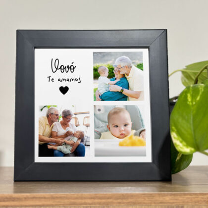 Azulejo Vovó Te Amamos com Fotos – Presente Personalizado para a Vovó